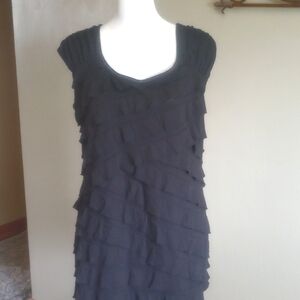 Rafaella Ruffle Sleeveless Blouse size L